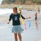 Amanda and a small kite