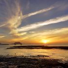 AMANECE EN CORRALEJO (FUERTEVENTURA). Dedicada a PILAR PRIETO.