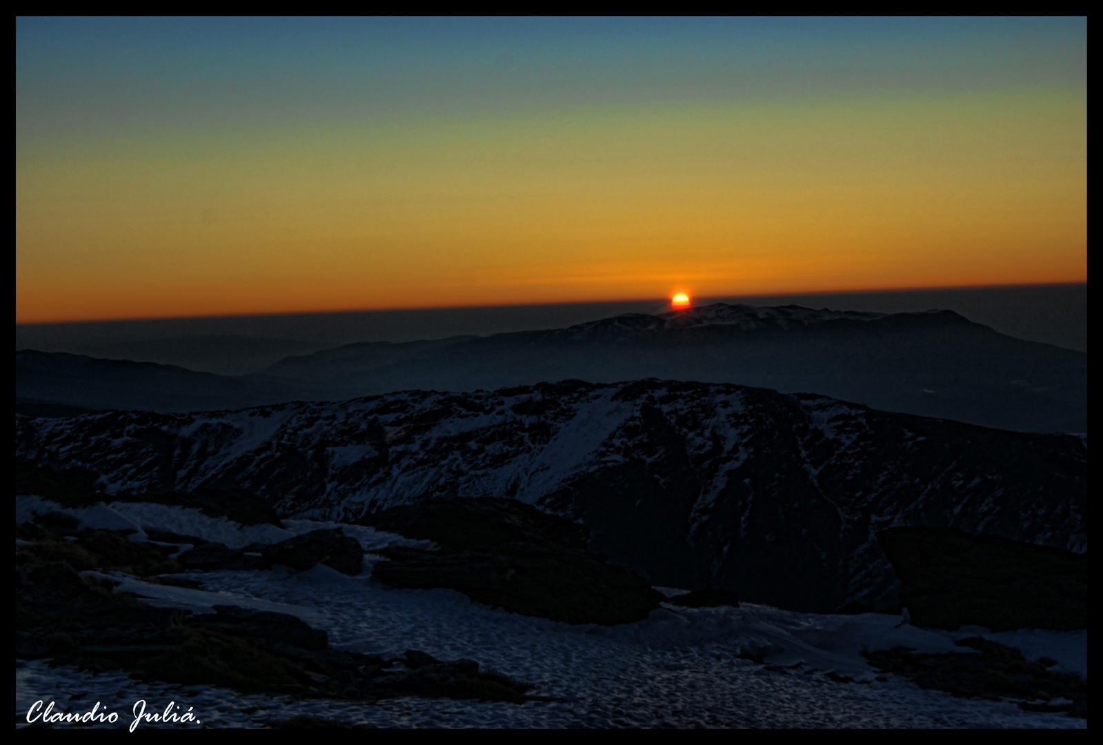 amanece en el mulhacén