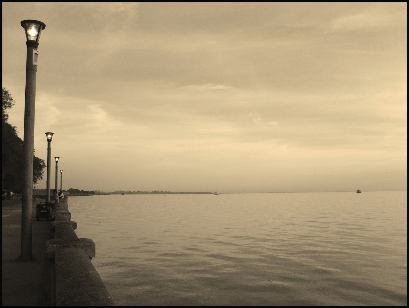 Amanece en el Río de La Plata