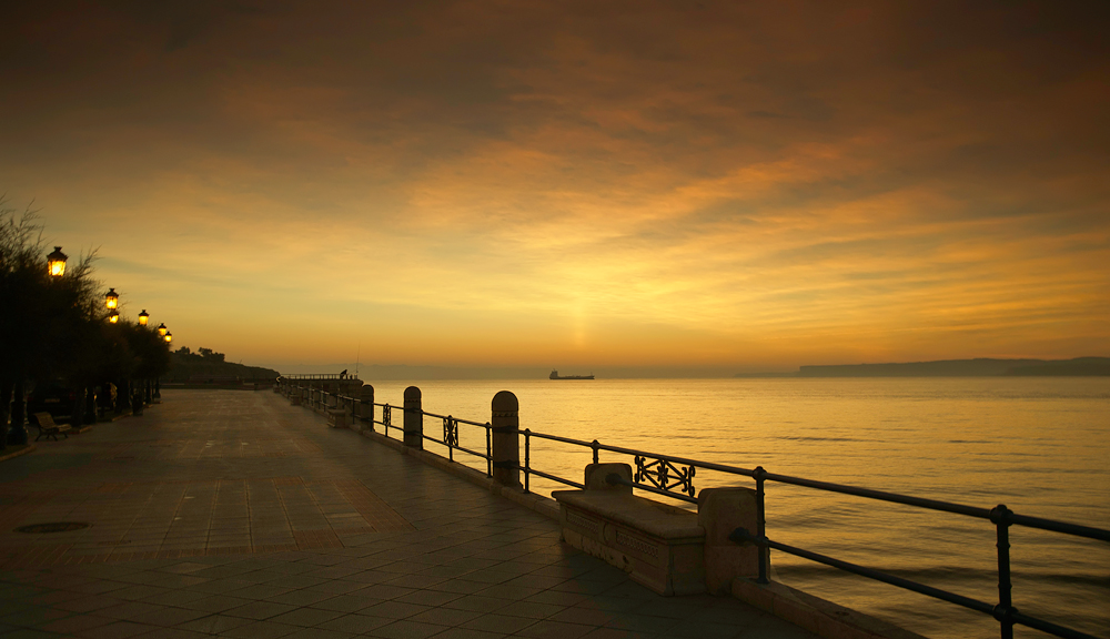 Amanece en el Sardinero