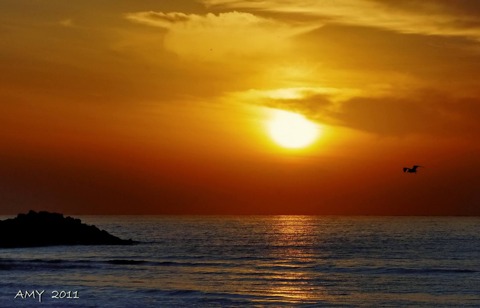 AMANECE EN GRAN CANARIA . Dedicada a ANTONIO NARANJO