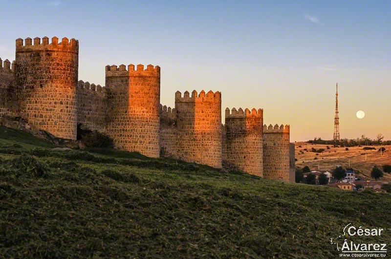 Amanece en la muralla