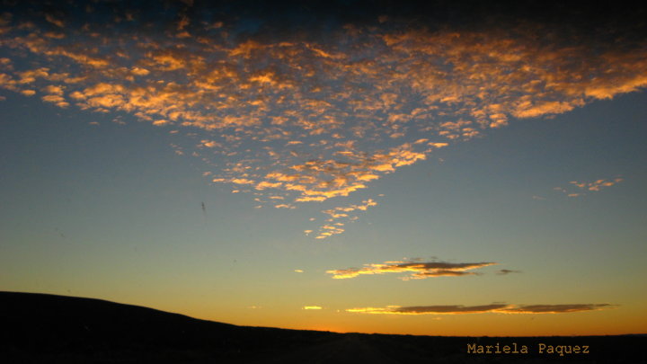 amanece en la ruta..