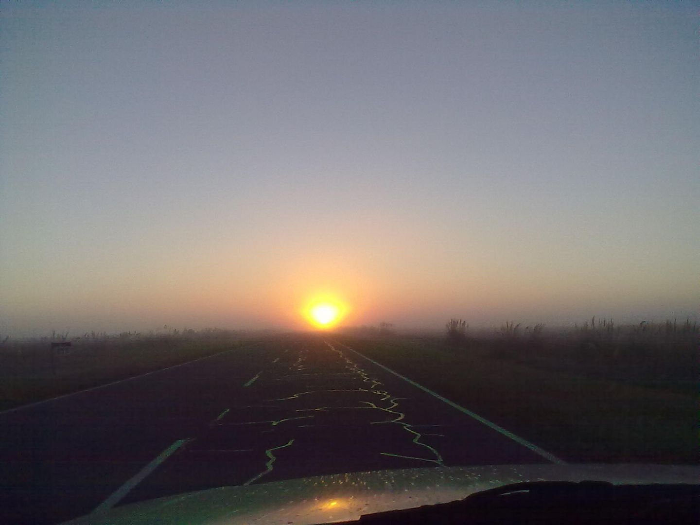 amanece en la ruta