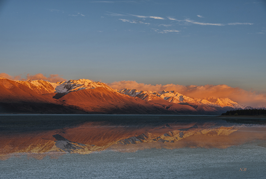 Amanece en los Alpes Meridionales