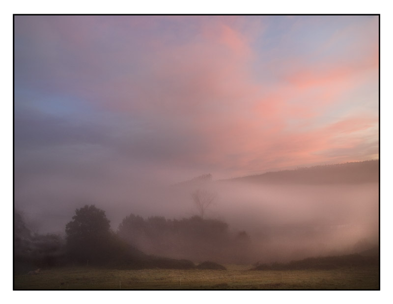 AMANECER CON NIEBLA