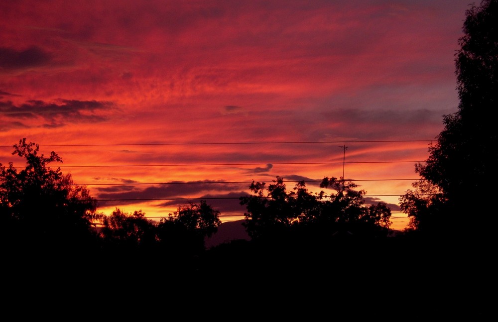 amanecer desde mi ventana