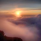 AMANECER DESDE MONTSERRAT. 