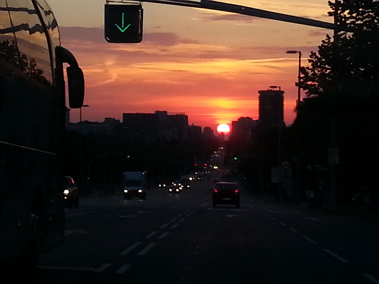 Amanecer en Barcelona