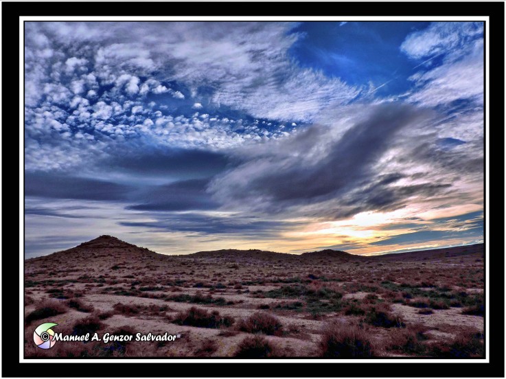 Amanecer en Belchite 1