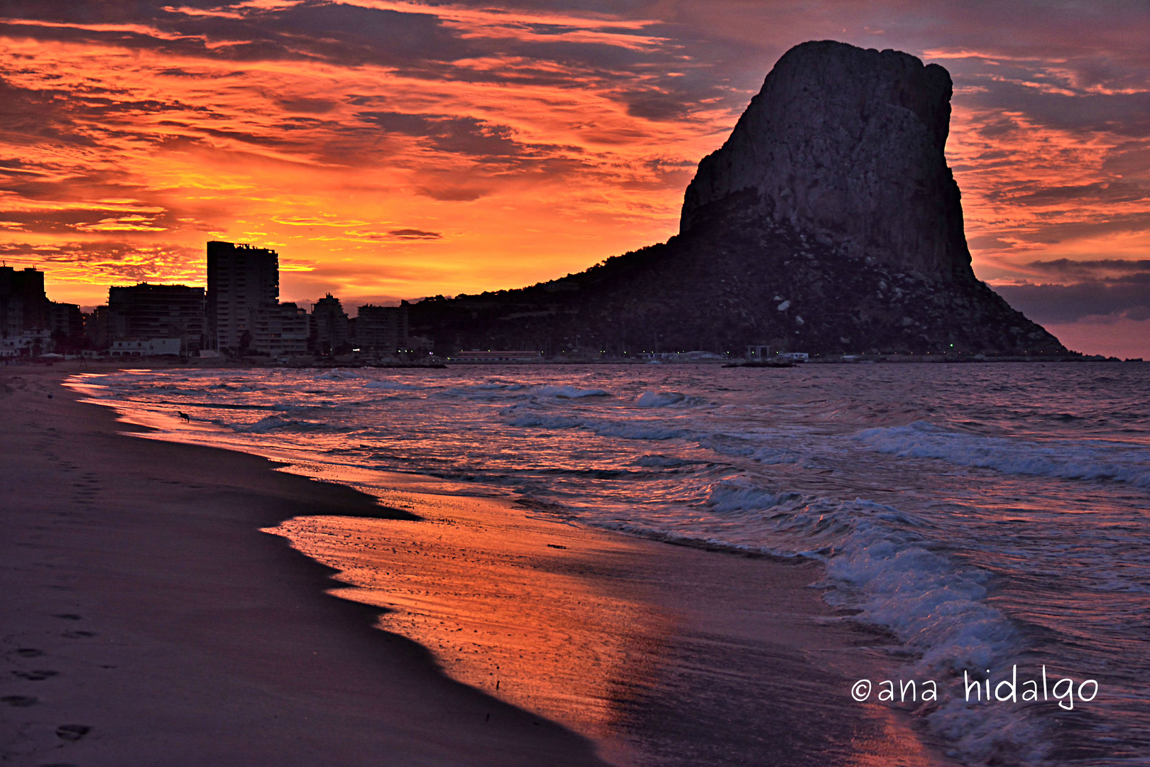 AMANECER EN CALPE