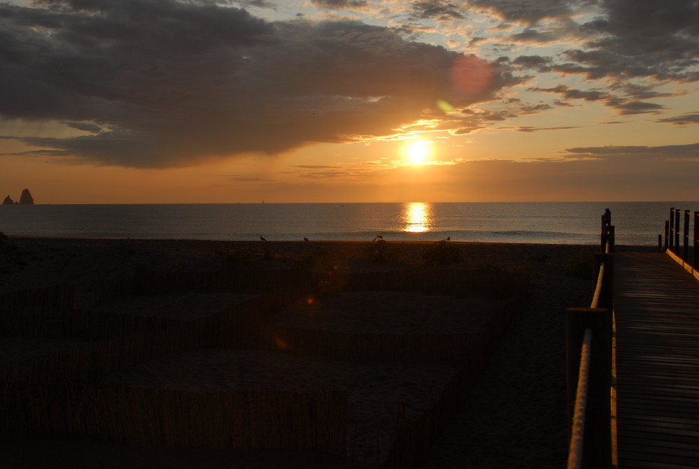 Amanecer en la playa