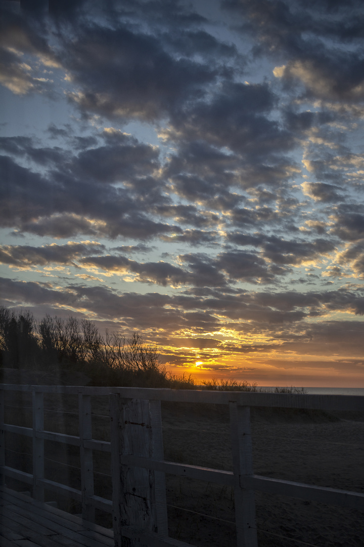 Amanecer en la playa