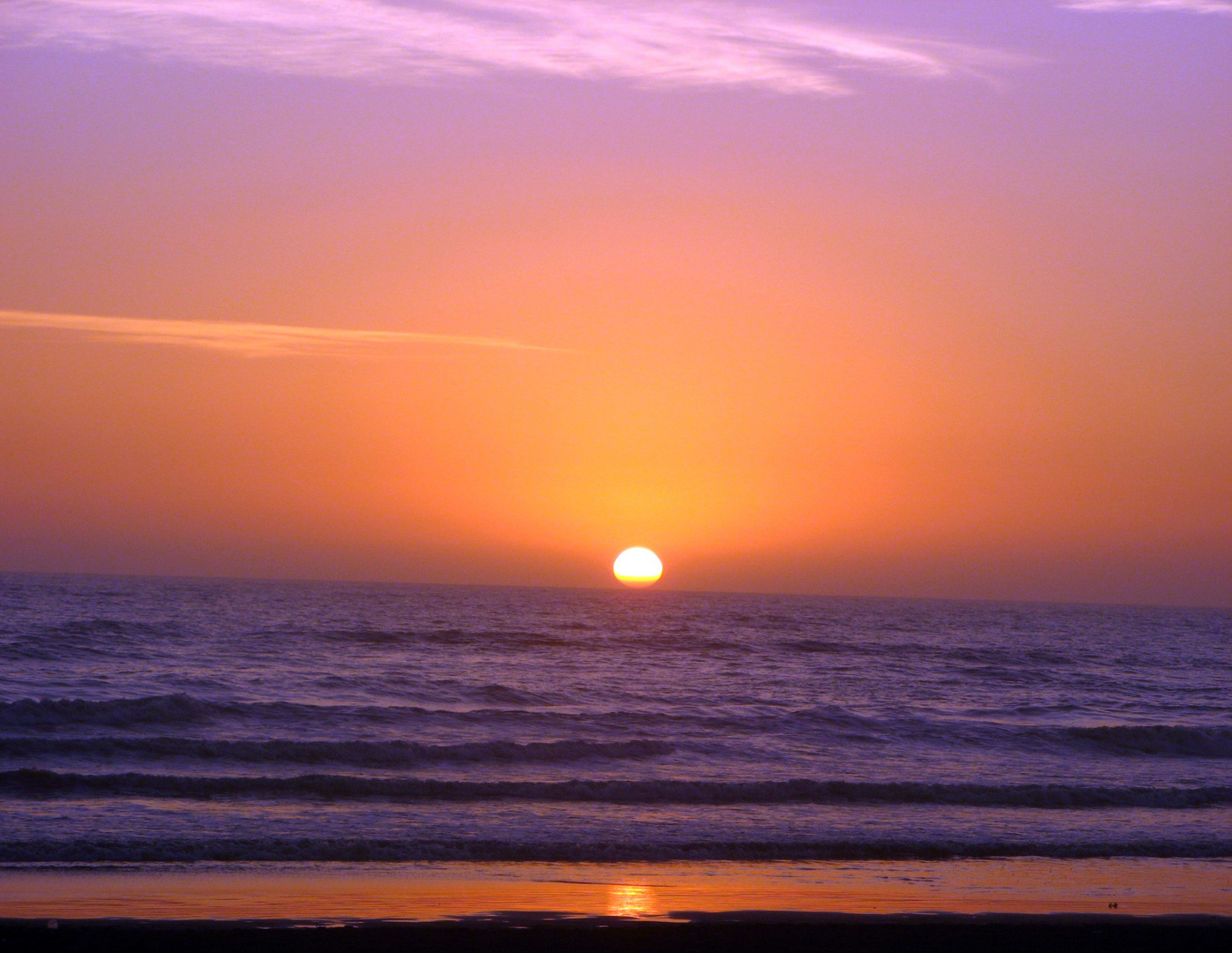 Amanecer en la playa