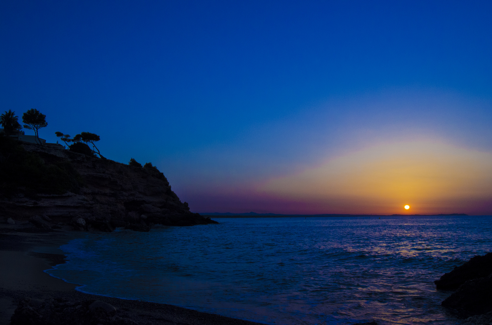 Amanecer en la playa