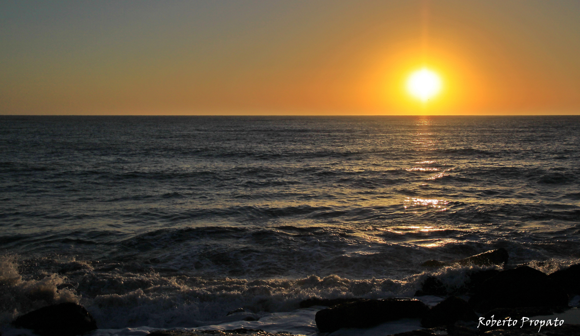 Amanecer en Mar del Plata, Argentina