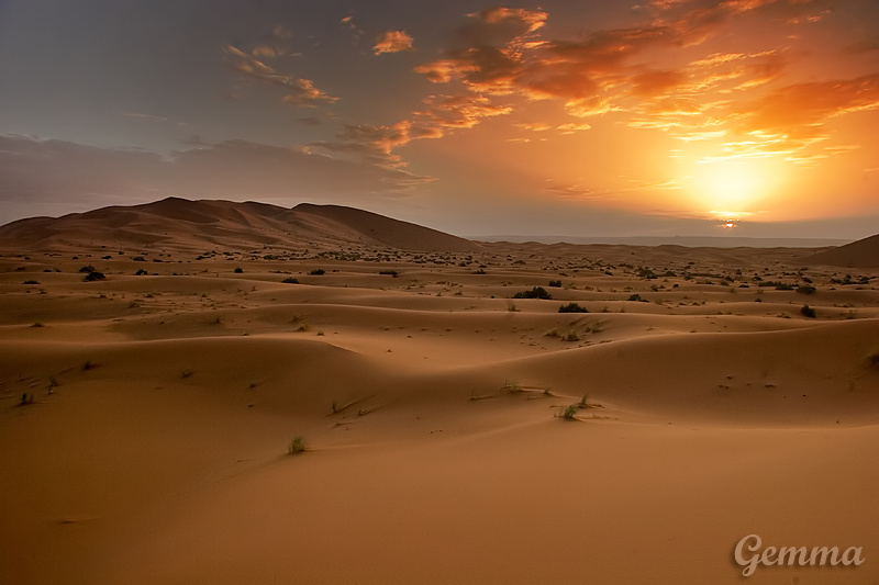 Amanecer en merzouga