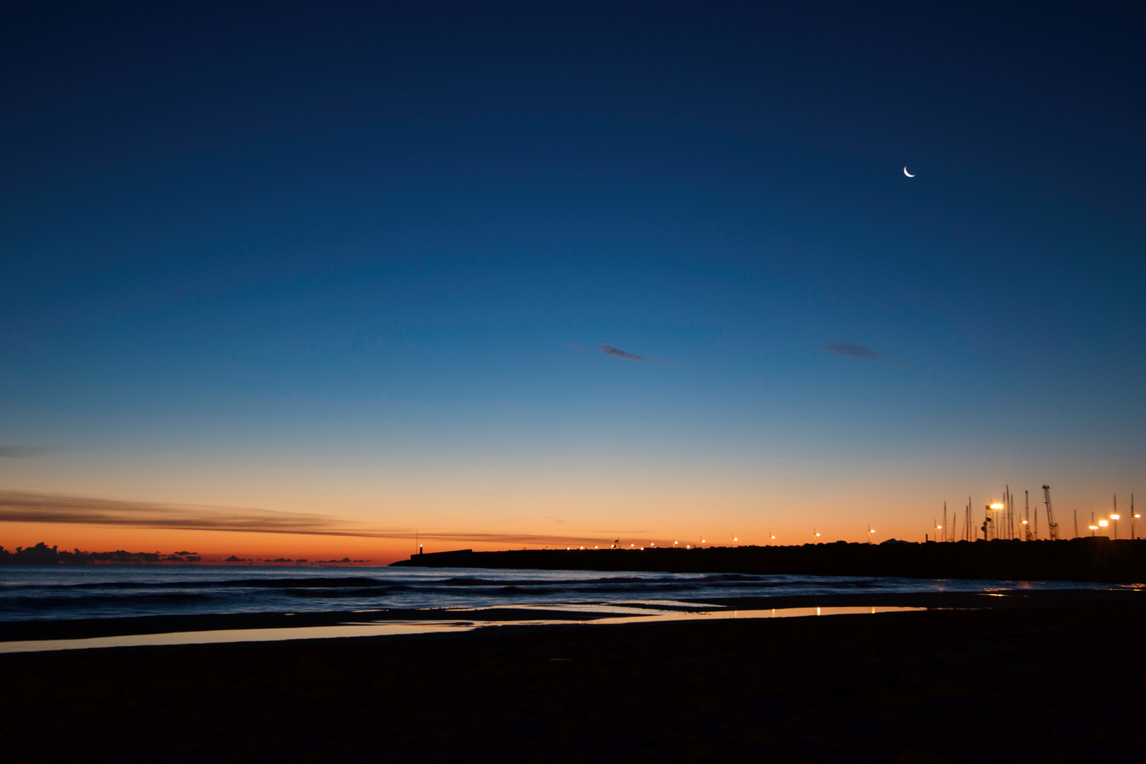 Amanecer en Playa de Gandía