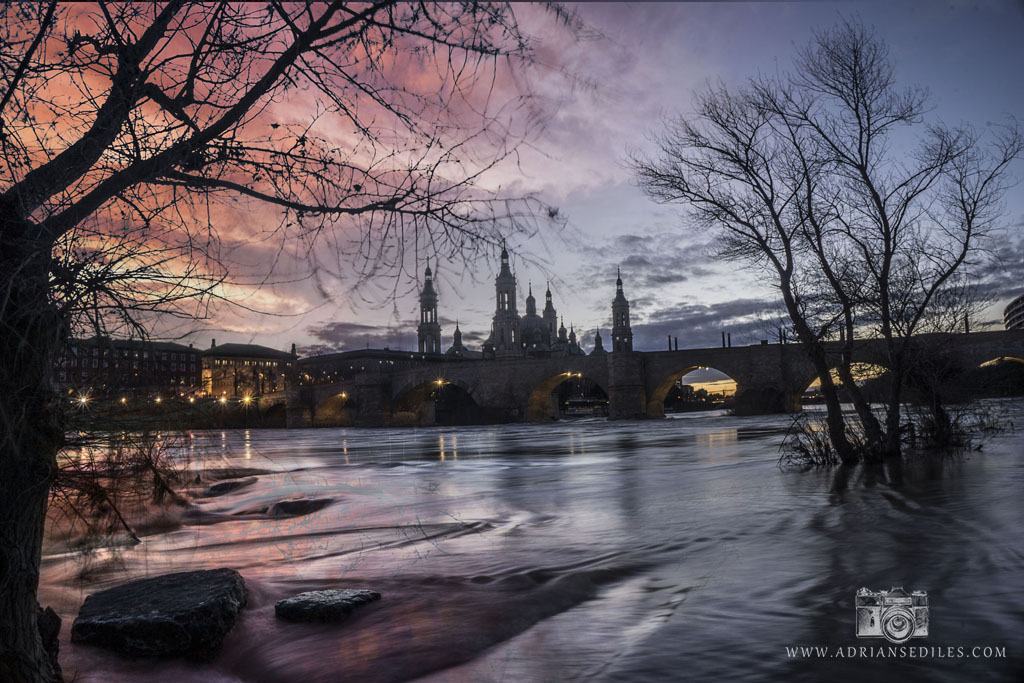 Amanecer en Zaragoza