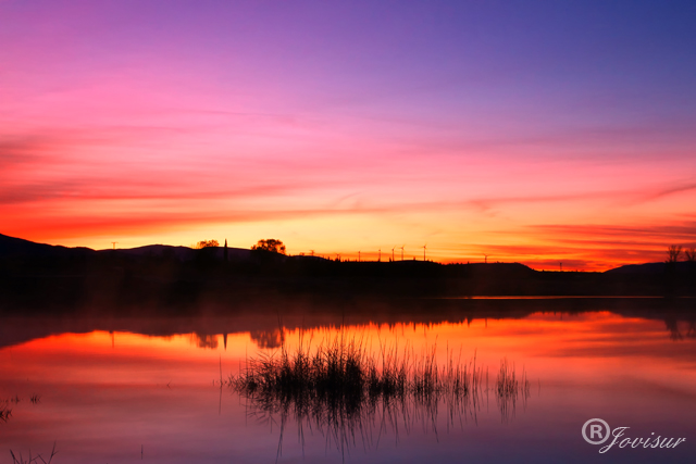 Amanecer multicolor.