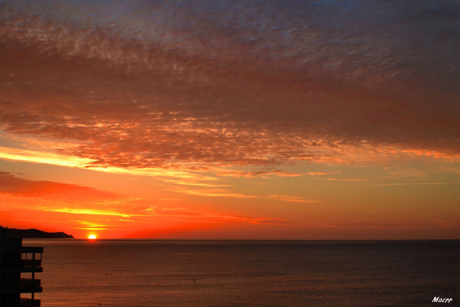 Amaneciendo en Blanes