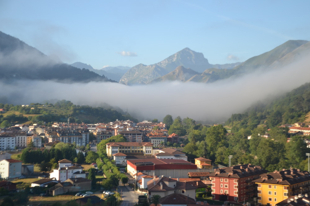 Amaneciendo en Cangas de Onís