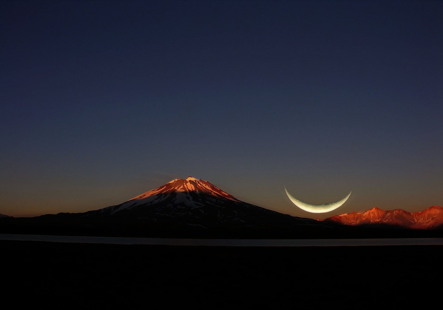 Amaneciendo en el Volcan