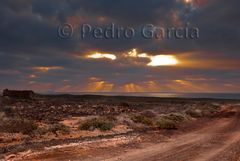 Amaneciendo en La Graciosa