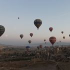 Amaneciendo en la naturaleza de Capadocia