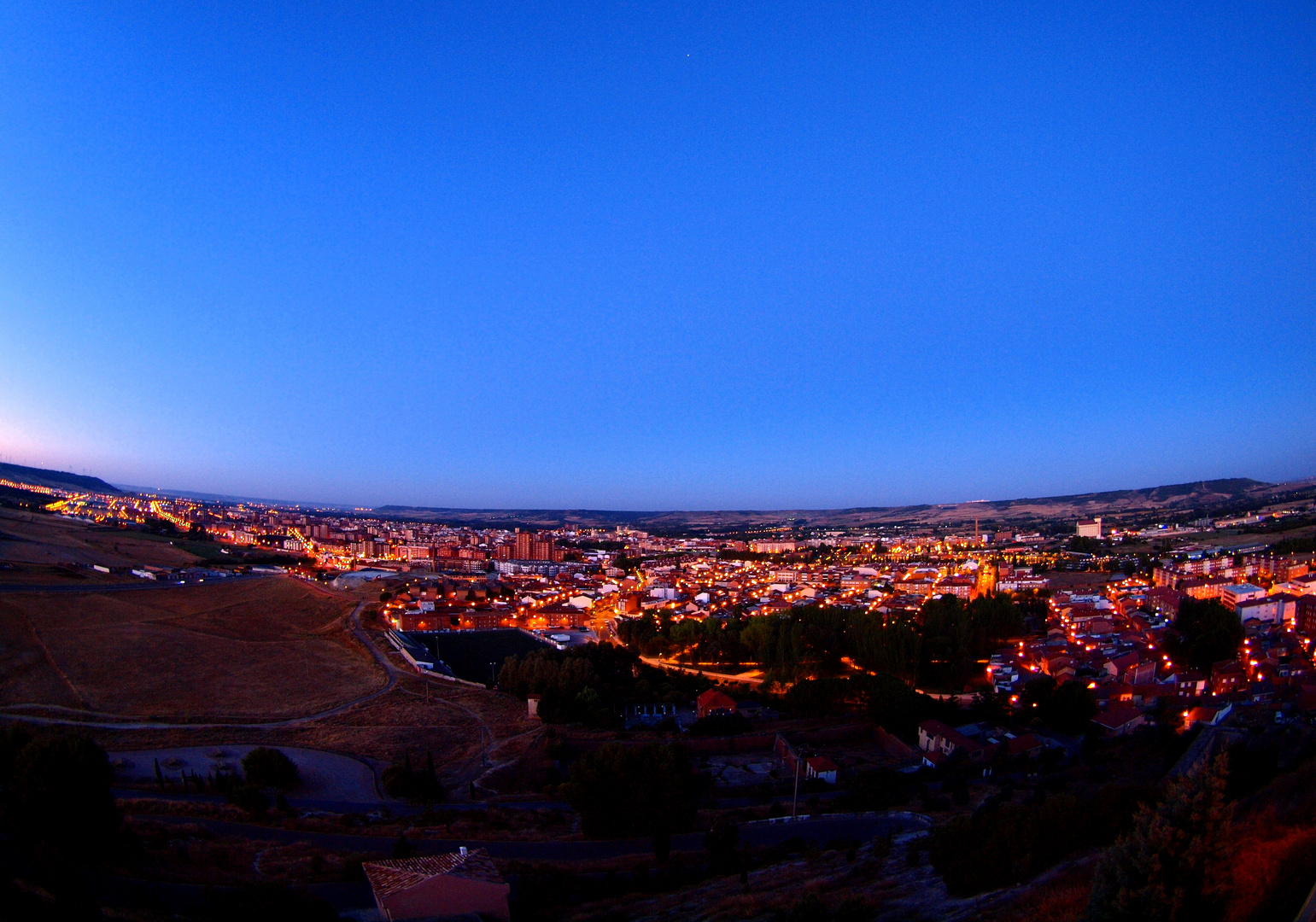 AMANECIENDO EN PALENCIA .