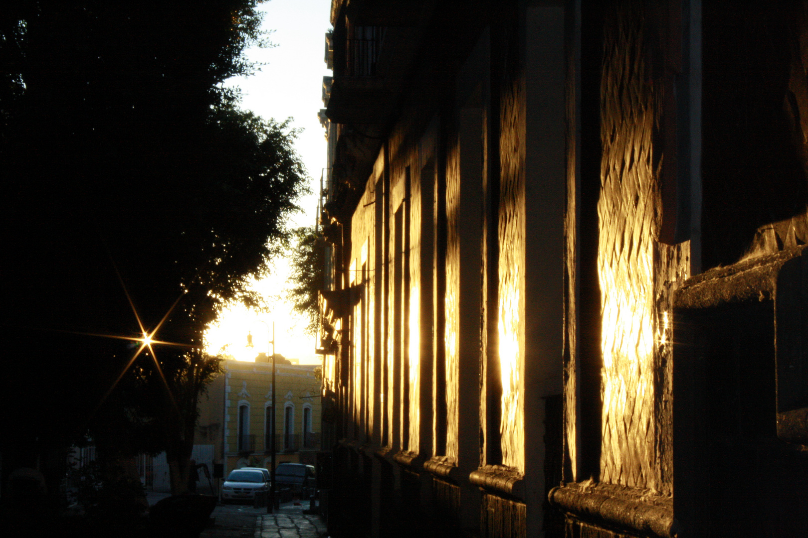 Amanezer en las calles de Puebla