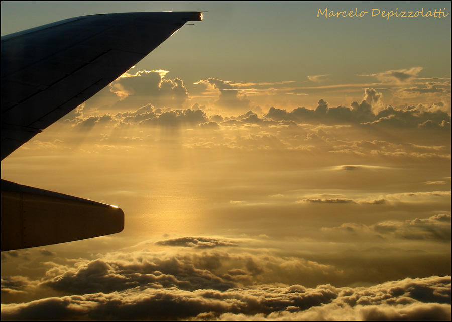 Amanhecer no céu