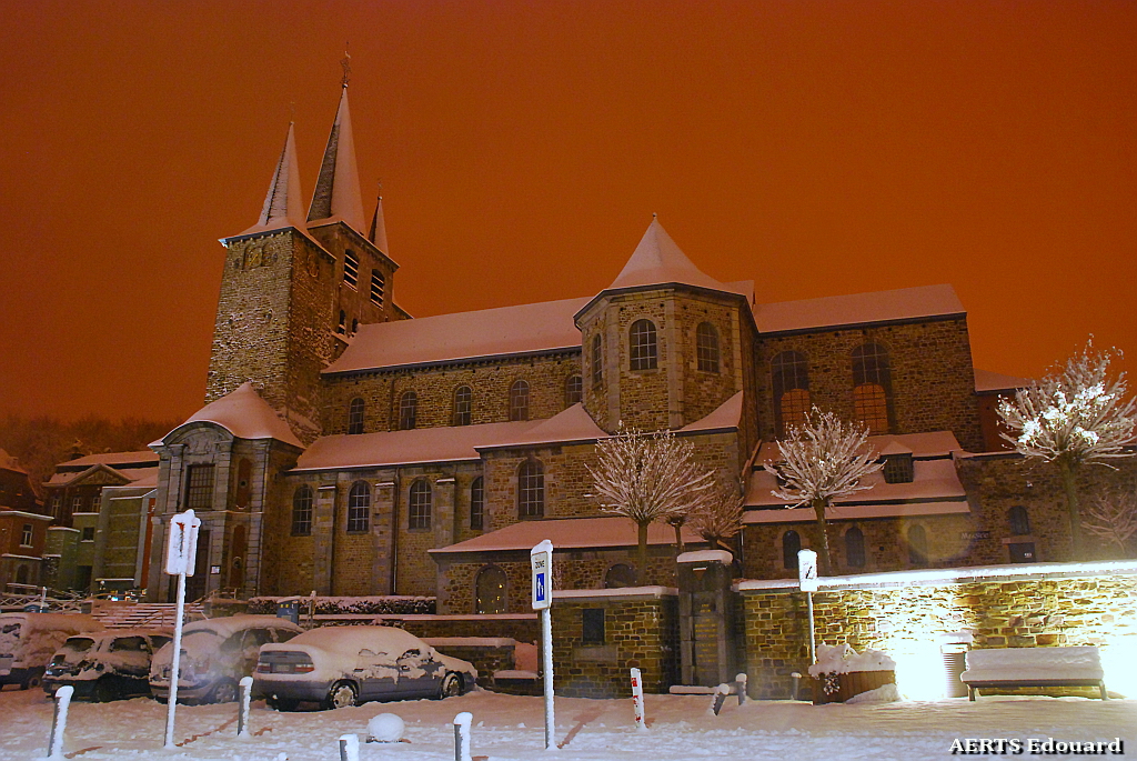 Amay - La collégiale hiver 2010