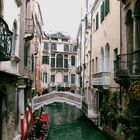 Amazing old buidings , windows ,stairs , water and a bridge