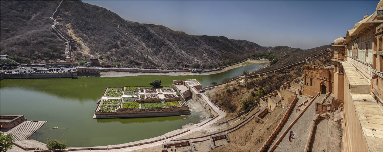 ... Amber Fort 8 ... Panoramablick ...