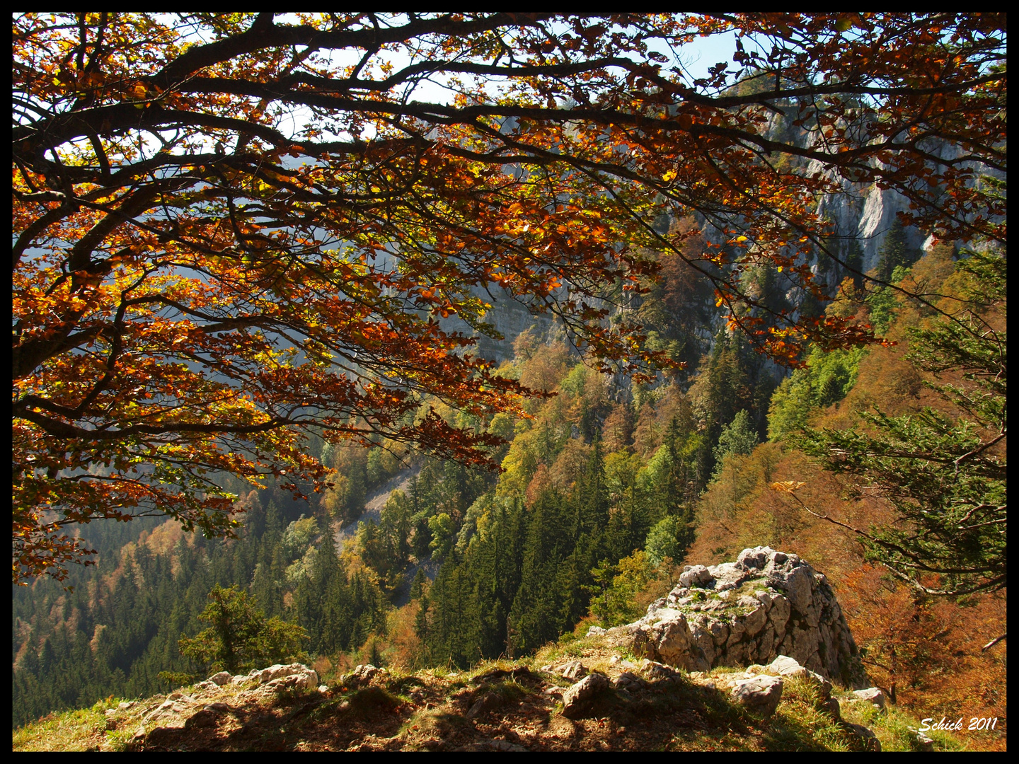 Ambiance d’automne dans le Jura Neuchâtelois.