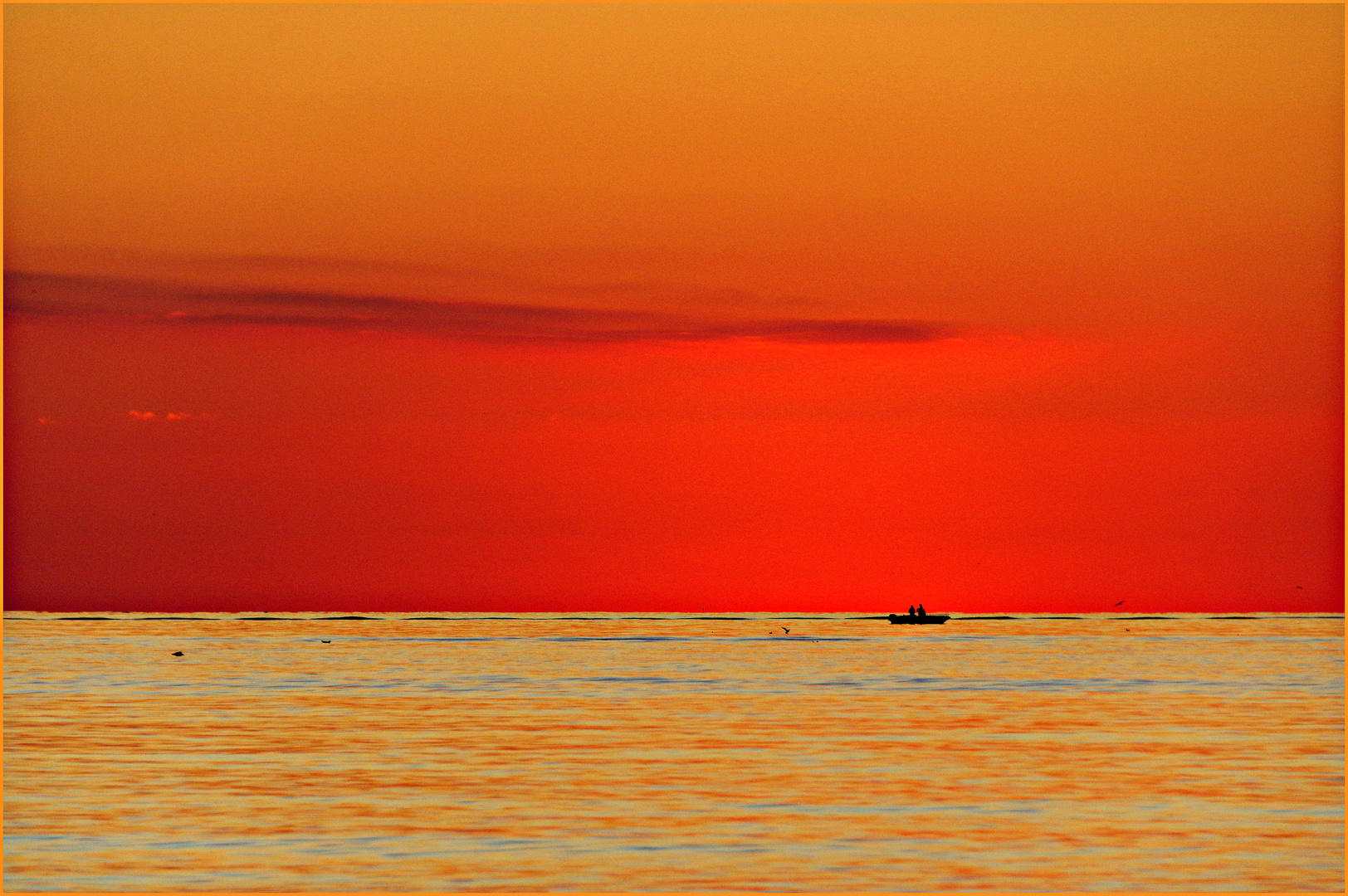 ambiance de couleur  naturelle  encore plus orangée....