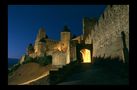 Ambiance de la Cité au crépuscule - Carcassonne de Huguin 