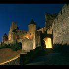 Ambiance de la Cité au crépuscule - Carcassonne