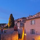 Ambiance heure bleue à Saint-Paul-de-Vence