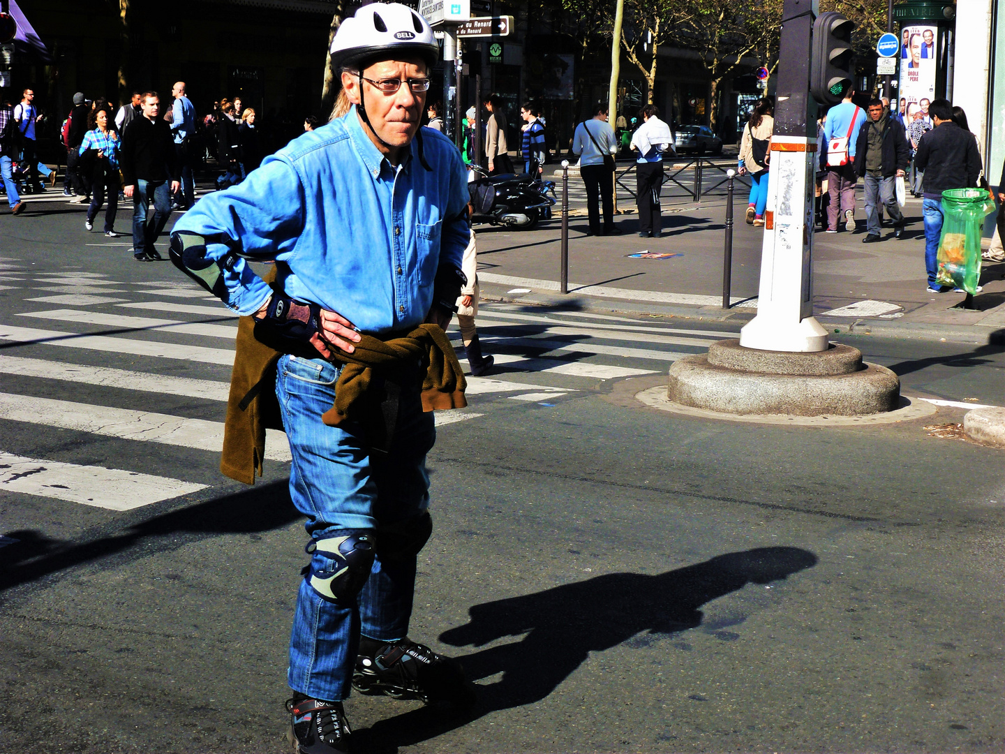 Ambiance parisienne: vue sur le sportif