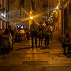 Ambiente compostelano en la noche de San Juan