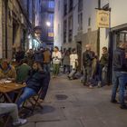 Ambiente nocturno en estos días de buen tiempo.