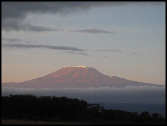 Amboseli Nationalpark, Blick auf den Kilimandscharo