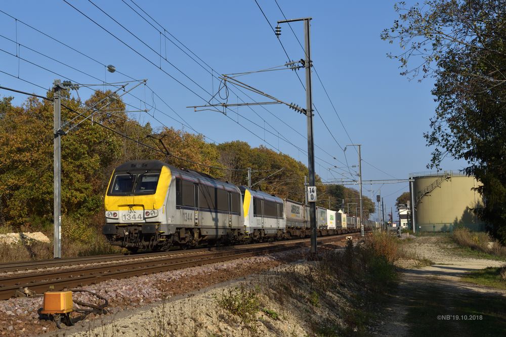 Ambrogio treno che attraversa il Lussemburgo