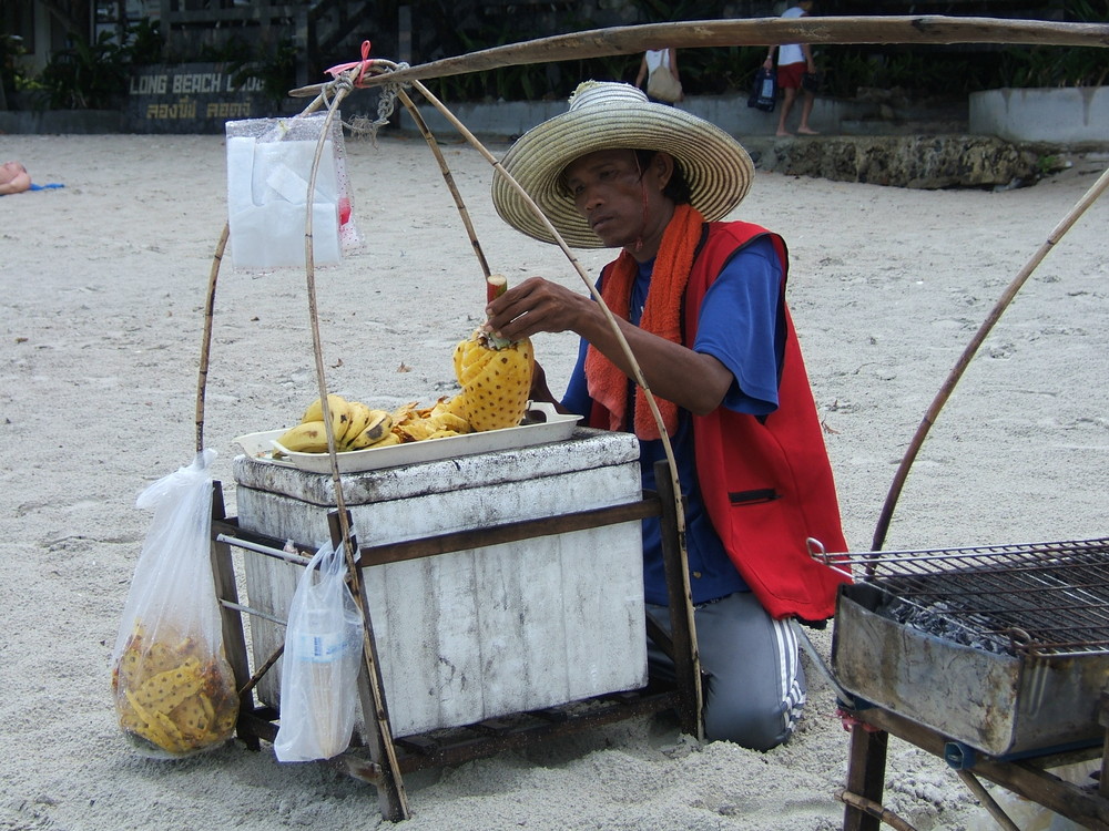 ambulante in spiaggia