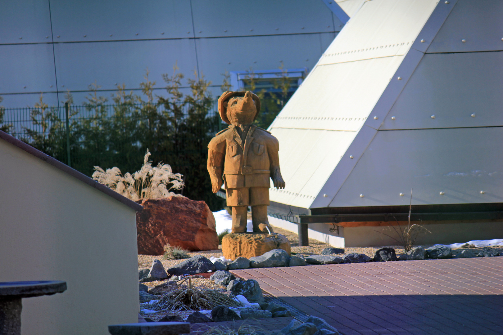 Ameisenbär als Wachmann an den Pyramiden