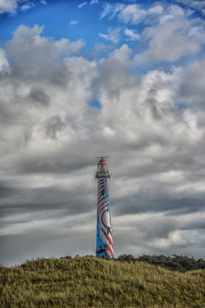 Ameländer Leuchtturm im November 2016