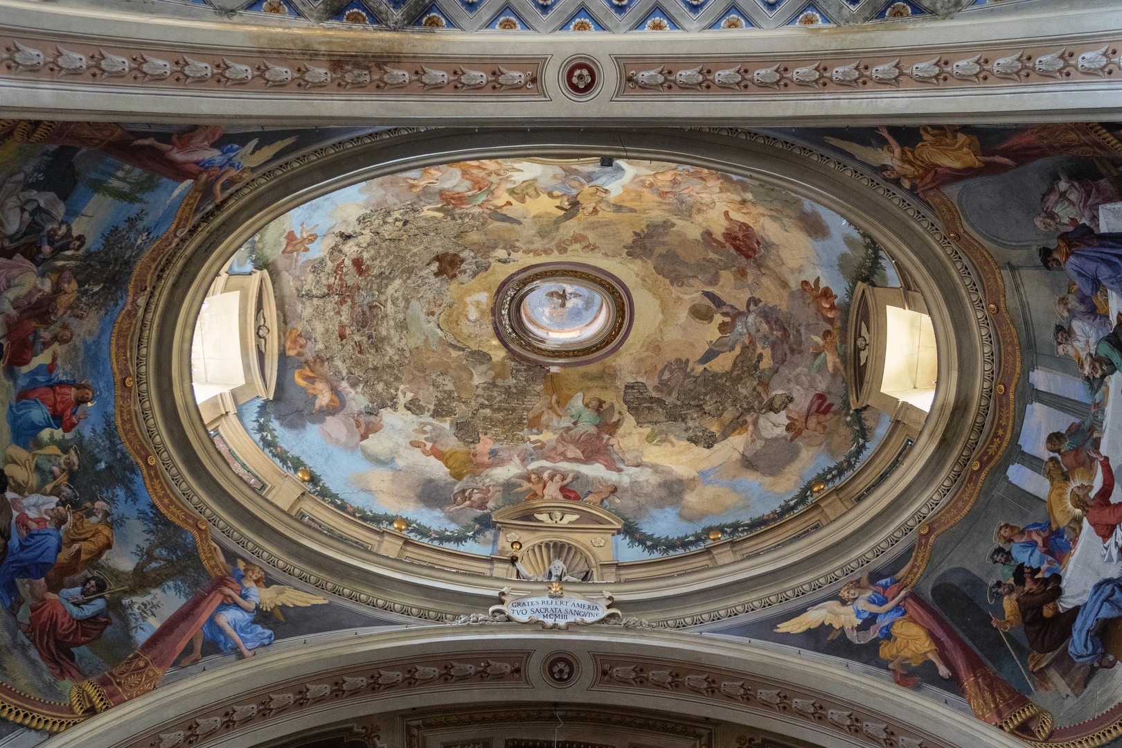 Amelia, Cattedrale Santa Fermina, cupola